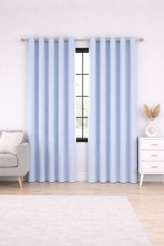 Duck Decor SkyMist Solid Curtains